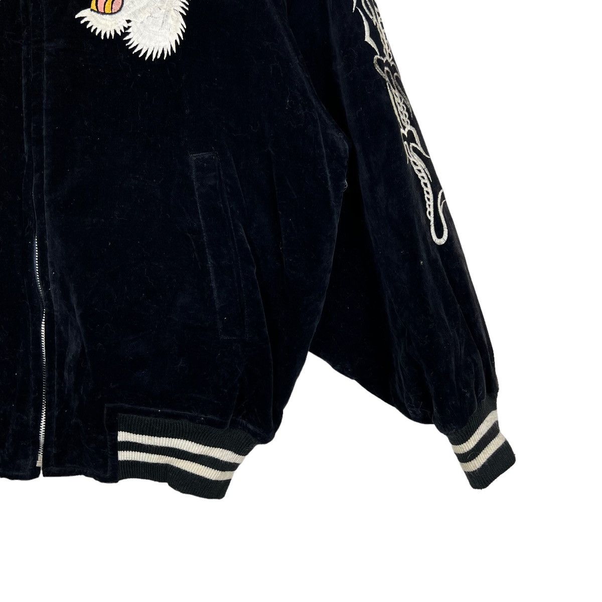 Japanese Brand 🔥 VINTAGE 60s SUKAJAN DRAGON EMBROIDERY VELVET Size US M / EU 48-50 / 2 - 6 Thumbnail