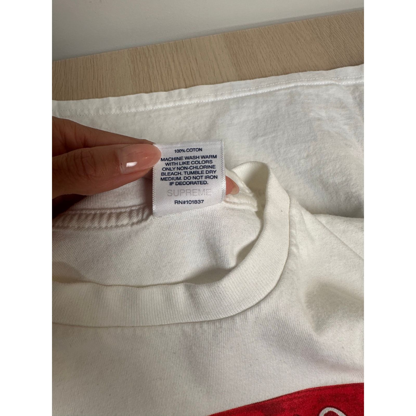Supreme Supreme White Sailboat Cotton Tee - Size M - Mint Size US M / EU 48-50 / 2 - 4 Thumbnail