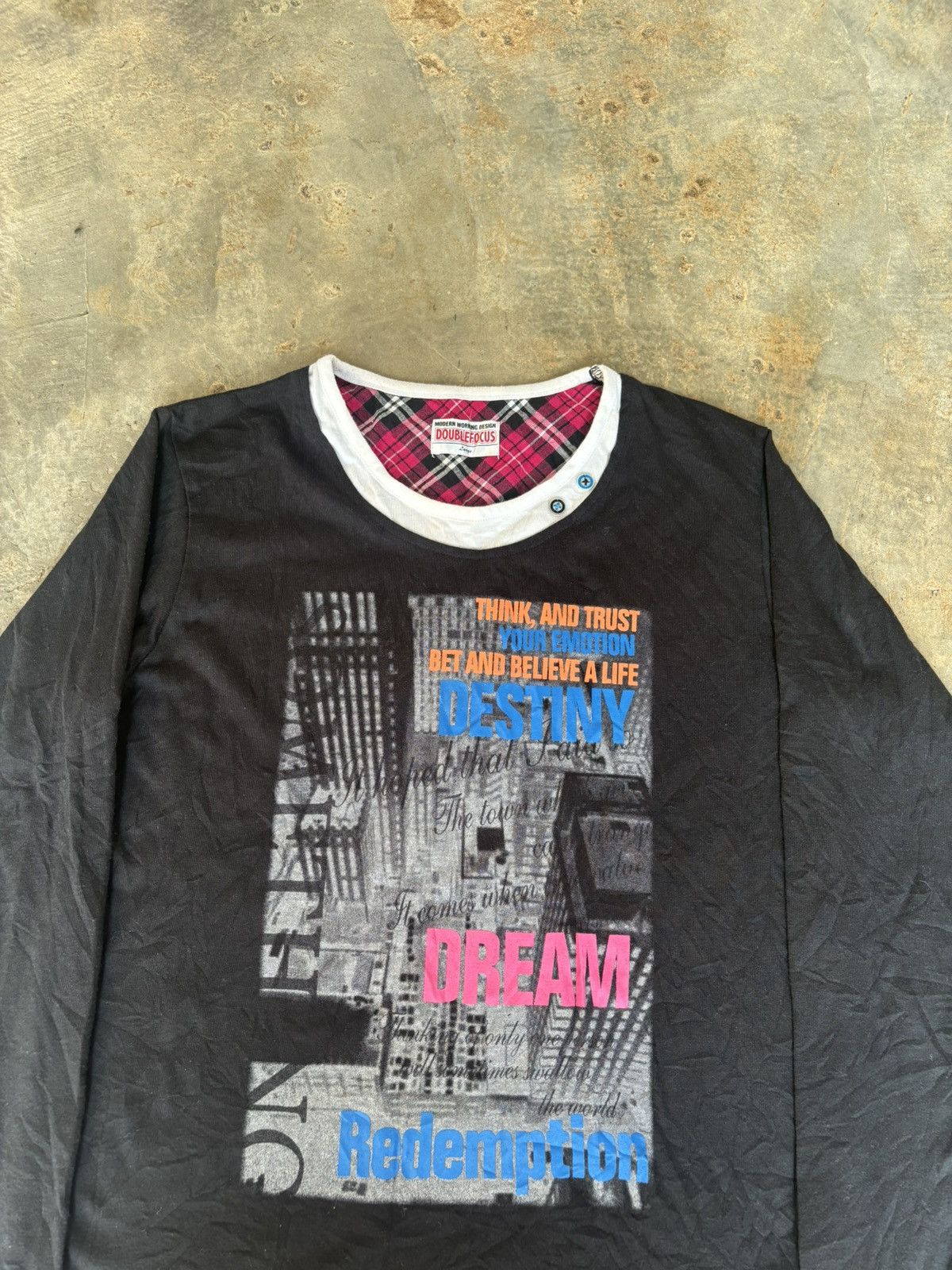 Hysteric Glamour Y2k Double Layer Double Fokus Ifsixwasnine Punk Style Size US L / EU 52-54 / 3 - 2 Thumbnail