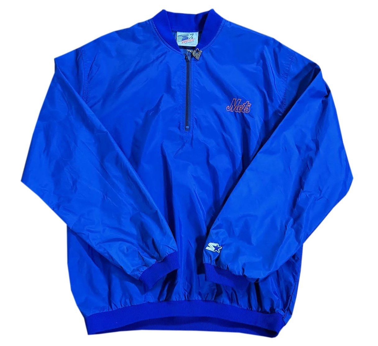 MLB Vintage Starter New York Mets Windbreaker (Size L) Size US L / EU 52-54 / 3 - 1 Thumbnail