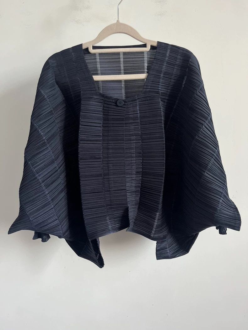 Issey Miyake Issey Miyake JO504 Pleated Top - dmc Size US M / EU 48-50 / 2 - 1 Thumbnail
