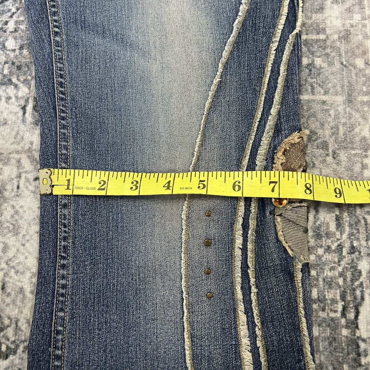 If Six Was Nine Embroidery Flower Flared Pants Size US 29 - 19 Thumbnail