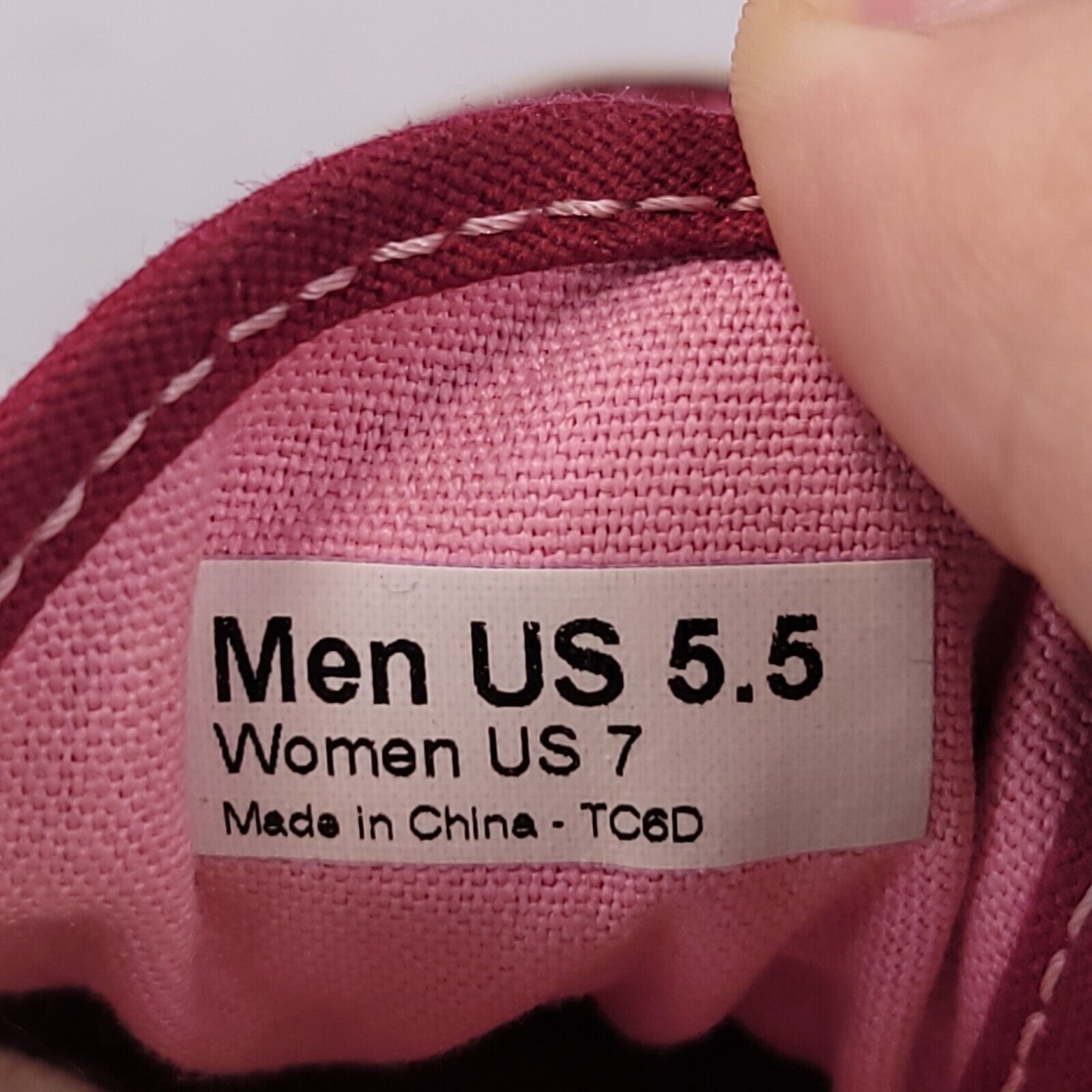 Vans Vans Off the Wall Shoe Women Size 7 Mens 5.5 TC6D Pink White Size US 7 / IT 37 - 9 Thumbnail