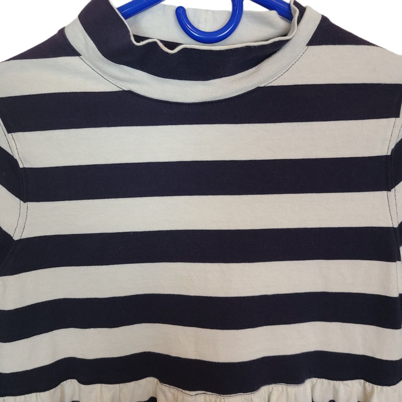 Free People Free People Mod About It Tunic Top Size S Striped Navy Mock Size S / US 4 / IT 40 - 3 Thumbnail