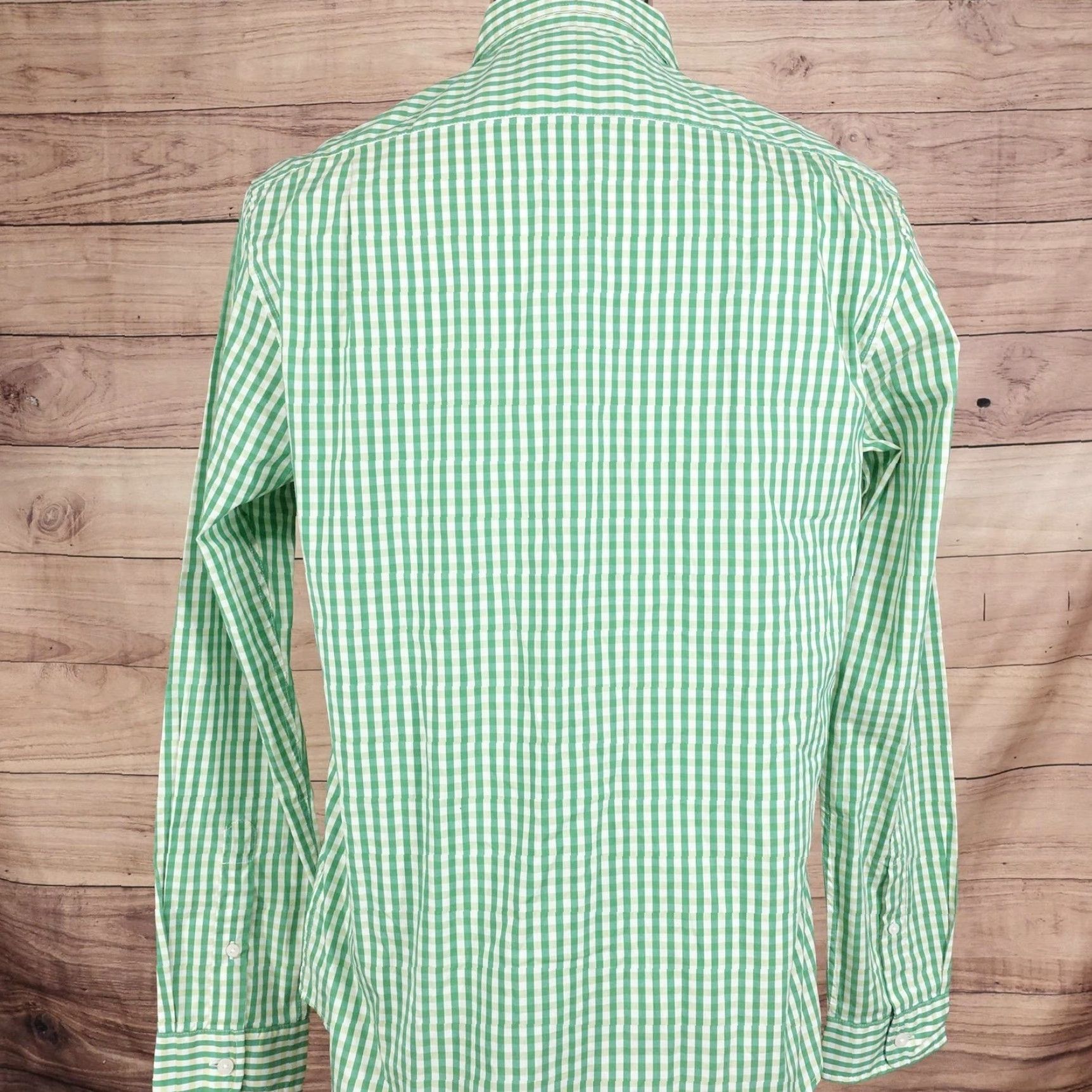 Vintage VINTAGE Tailor Vintage LuxePerformance Button-Down Shirt Mens M Green Check Long Sleeve Casual Business Size US M / EU 48-50 / 2 - 6 Thumbnail