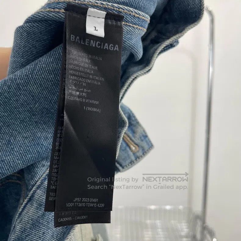 Balenciaga Balenciaga Washed old jacket Size US S / EU 44-46 / 1 - 6 Thumbnail