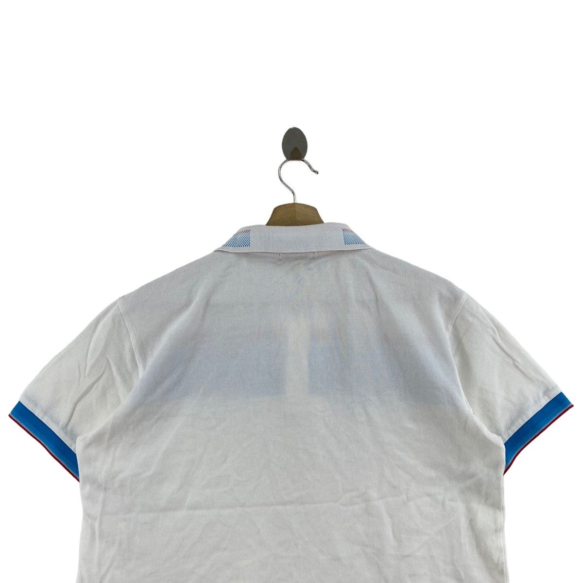 Japanese Brand BARASSI MILANO Japanese Brand Blue Stripes Button Up Collar Size US M / EU 48-50 / 2 - 4 Thumbnail