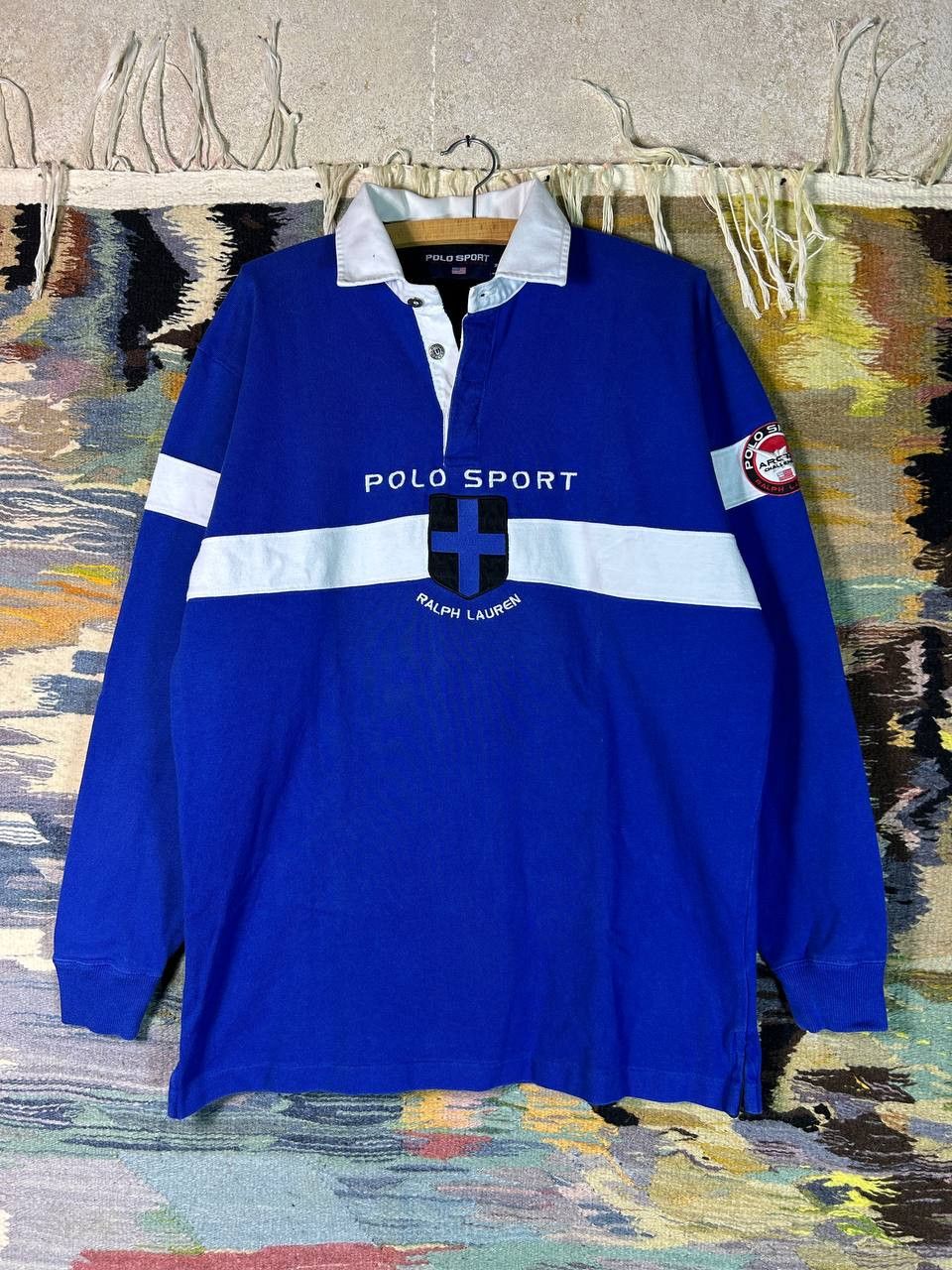 Polo Ralph Lauren Vintage Ralph Lauren Polo Sport Arctic Challenge Rugby Shirt Size US M / EU 48-50 / 2 - 1 Thumbnail