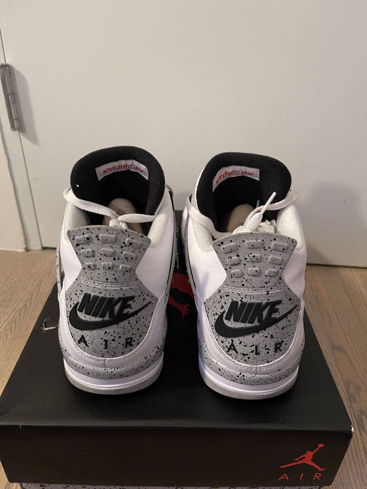 Jordan Brand Cement Jordan 4 2016 Size US 13 / EU 46 - 4 Thumbnail
