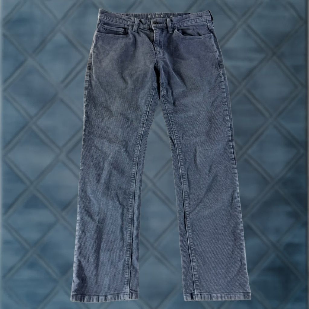 Vissla Vissla Border Pants Blue Size 32 x 30 Straight Leg Belted Regular Mens Corduroy Flat Front Cotton Spandex 90s Beach City Size US 32 / EU 48 - 1 Thumbnail