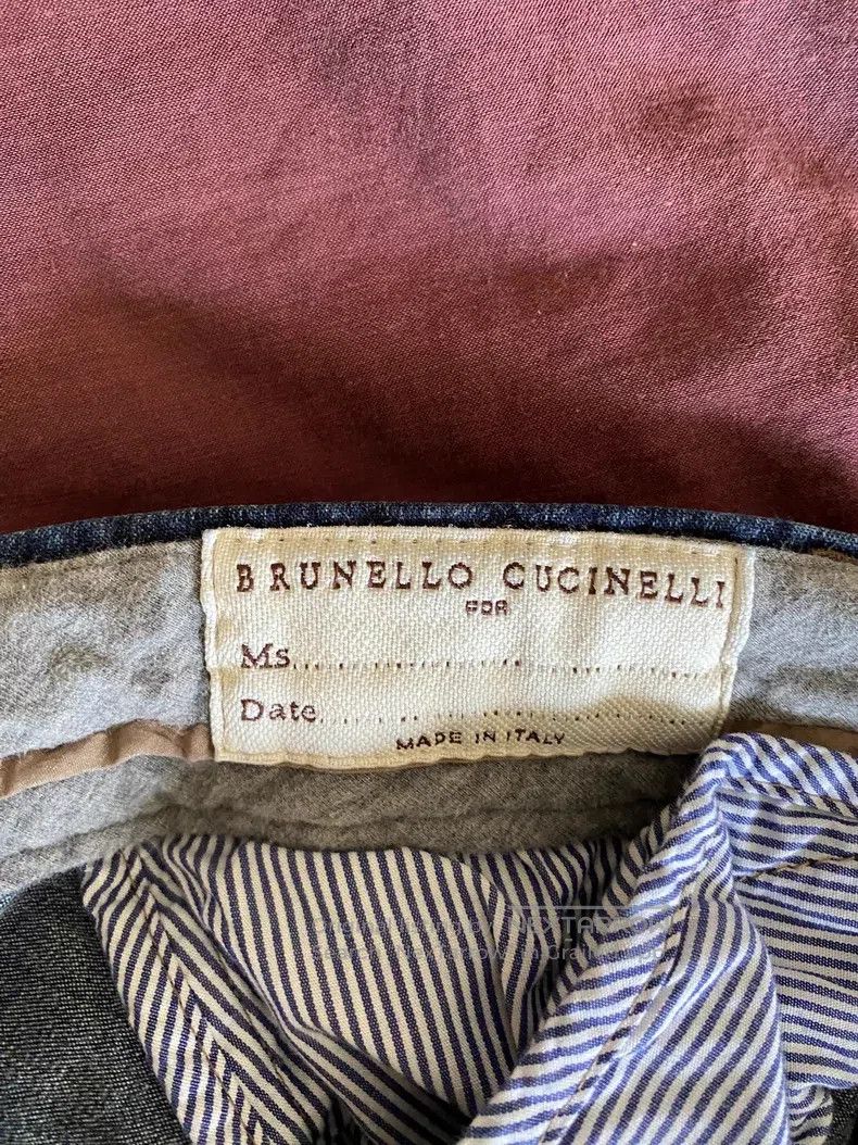 Brunello Cucinelli Brunello Cucinelli Classic Deep Blue Size 27" / US 4 / IT 40 - 3 Thumbnail