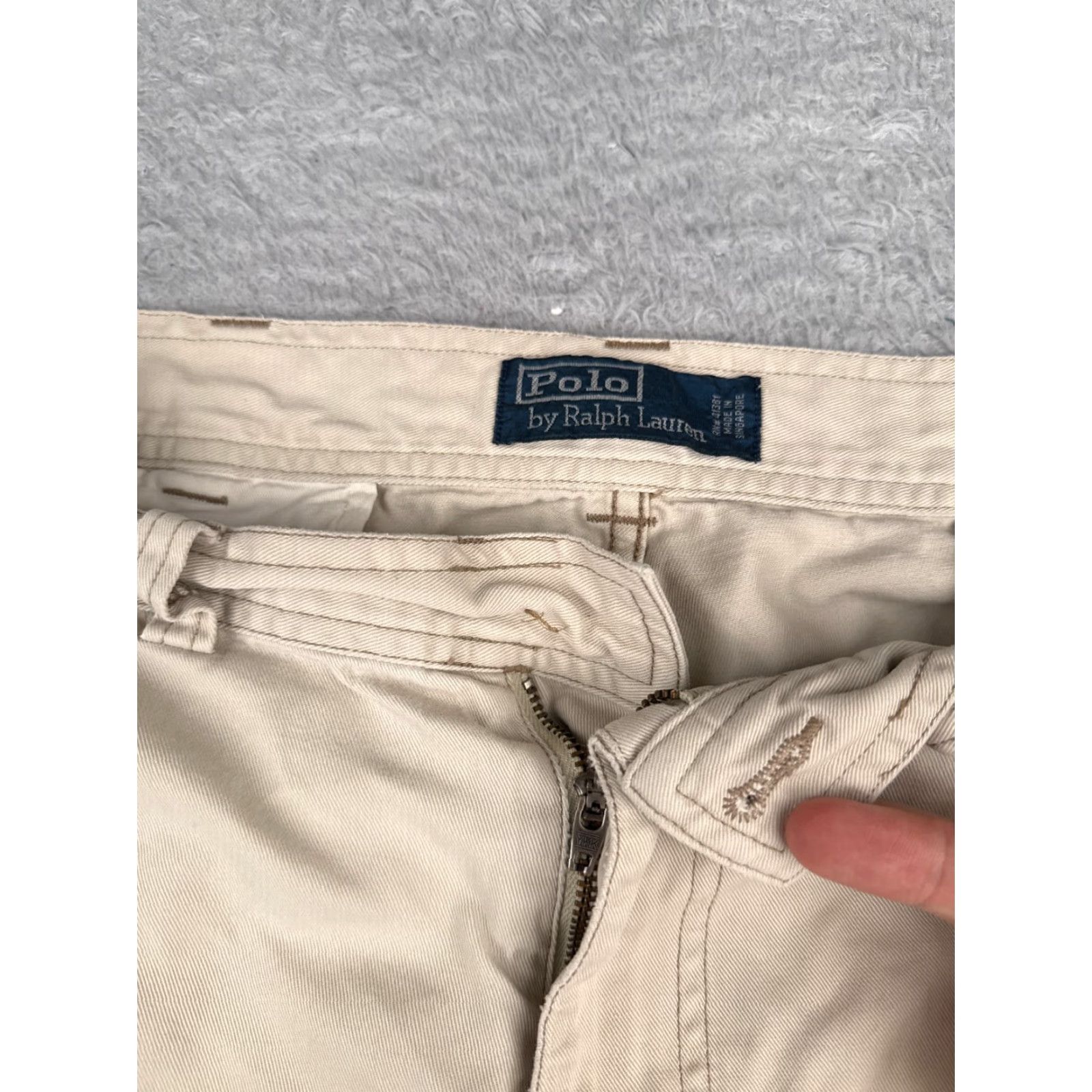 Polo Ralph Lauren Polo Ralph Lauren Shorts Men 38 Beige Cargo 100% Cotton Twill Hiking 38x10 READ Size US M / EU 48-50 / 2 - 7 Thumbnail