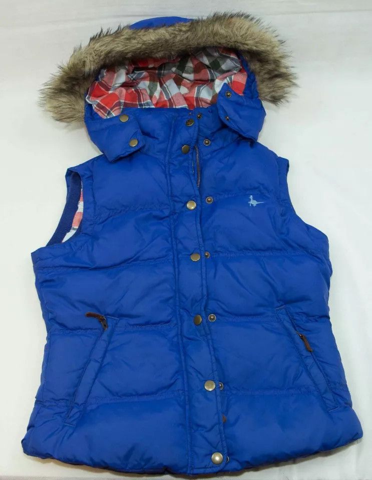 Jack Wills JACK WILLS WAISTCOAT ZIP HOODY DUCK DOWN SIZE UK 8 - Size S / US 4 / IT 40 - 7 Thumbnail