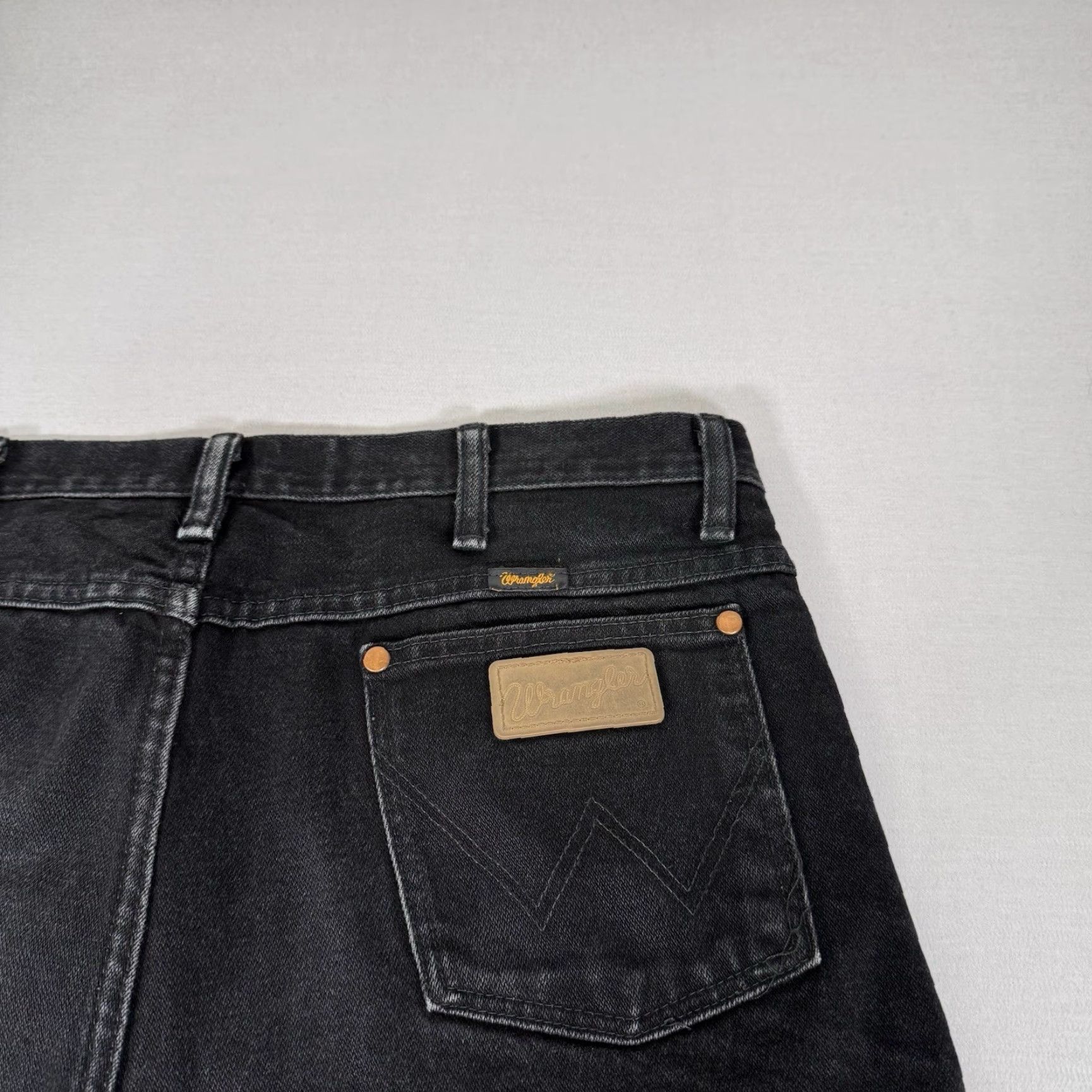 Wrangler Wrangler Jeans Men 36x30 Black 936 Slim Straight Denim Pants Western Work Cowboy Size US 36 / EU 52 - 5 Thumbnail
