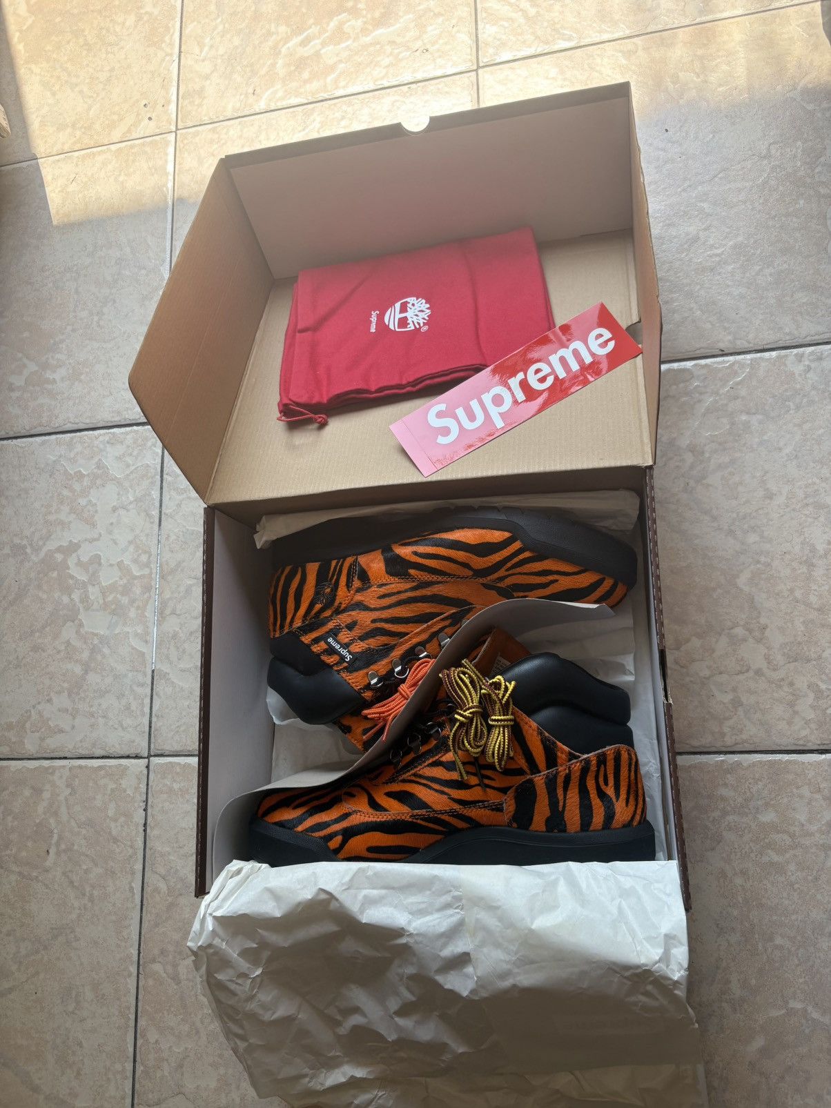Supreme X Timberland boots