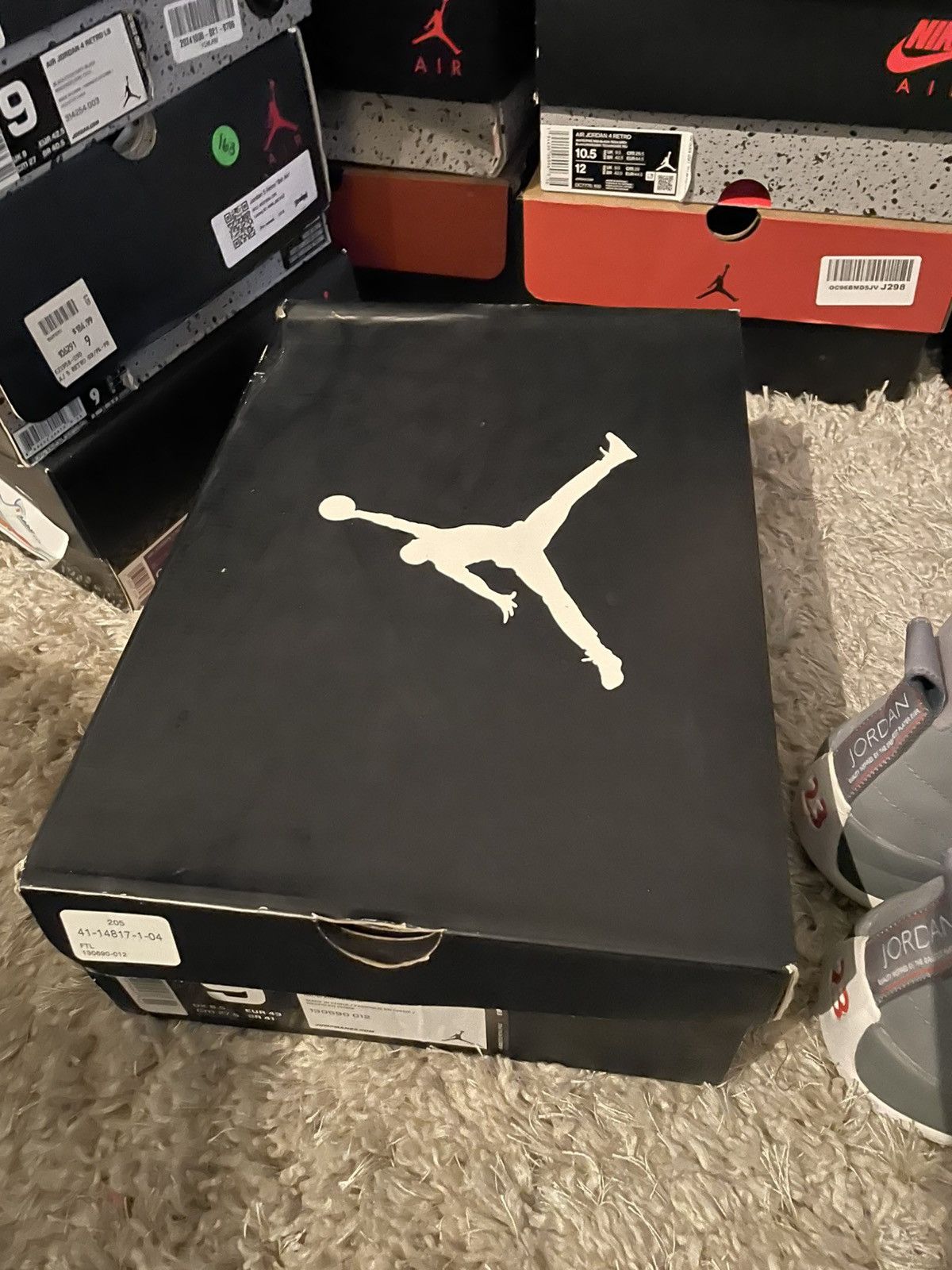 Jordan Brand Jordan 12 Cool Grey Size US 9.5 / EU 42-43 - 11 Thumbnail