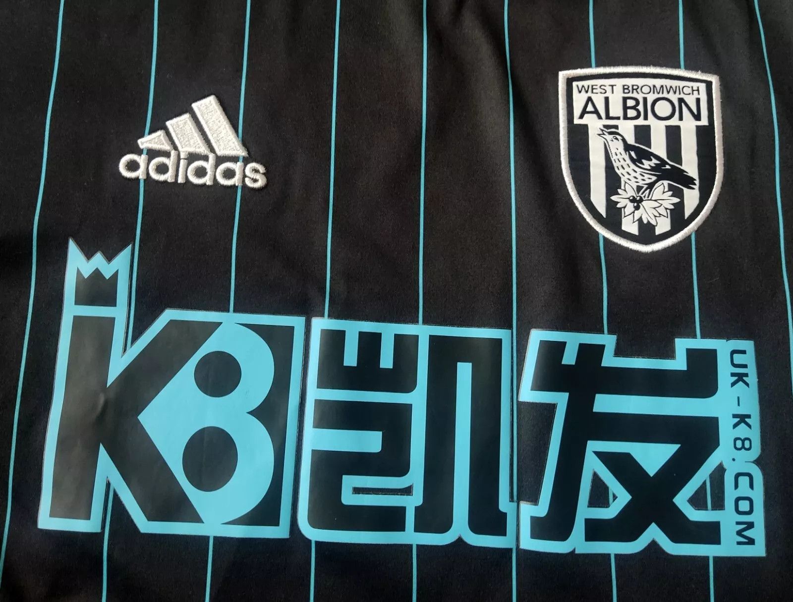 Adidas West Bromwich Albion 2016 2017 AWAY FOOTBALL JERSEY AY5651 Size US M / EU 48-50 / 2 - 4 Thumbnail
