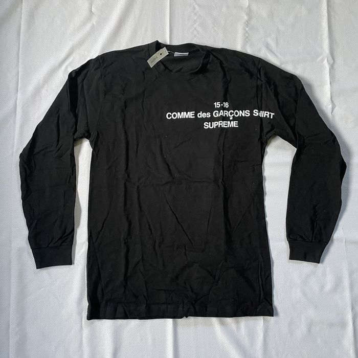 Supreme comme des shop garcons long sleeve