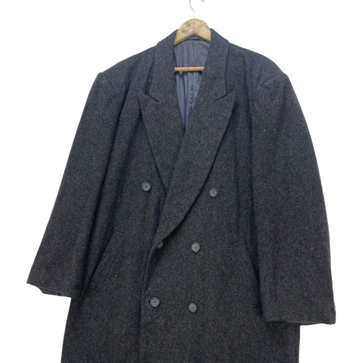 Autumn Cashmere × Japanese Brand Acid Jazz Men Size Large Double Collar Overcoat Jacket Size US L / EU 52-54 / 3 - 3 Thumbnail