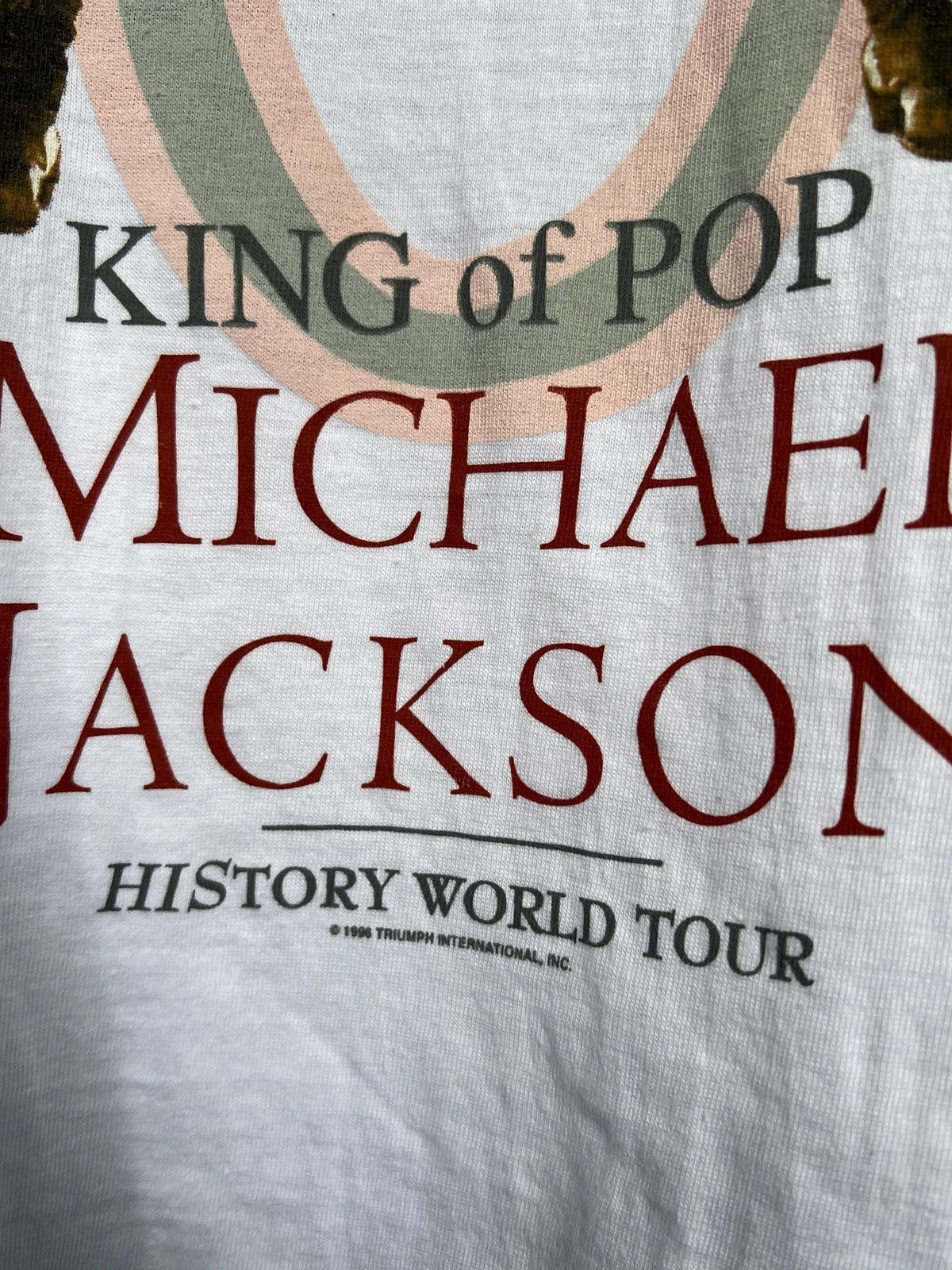 Band Tees Rare Vintage 90s Michael Jackson History Tour Tshirt Size US L / EU 52-54 / 3 - 5 Thumbnail