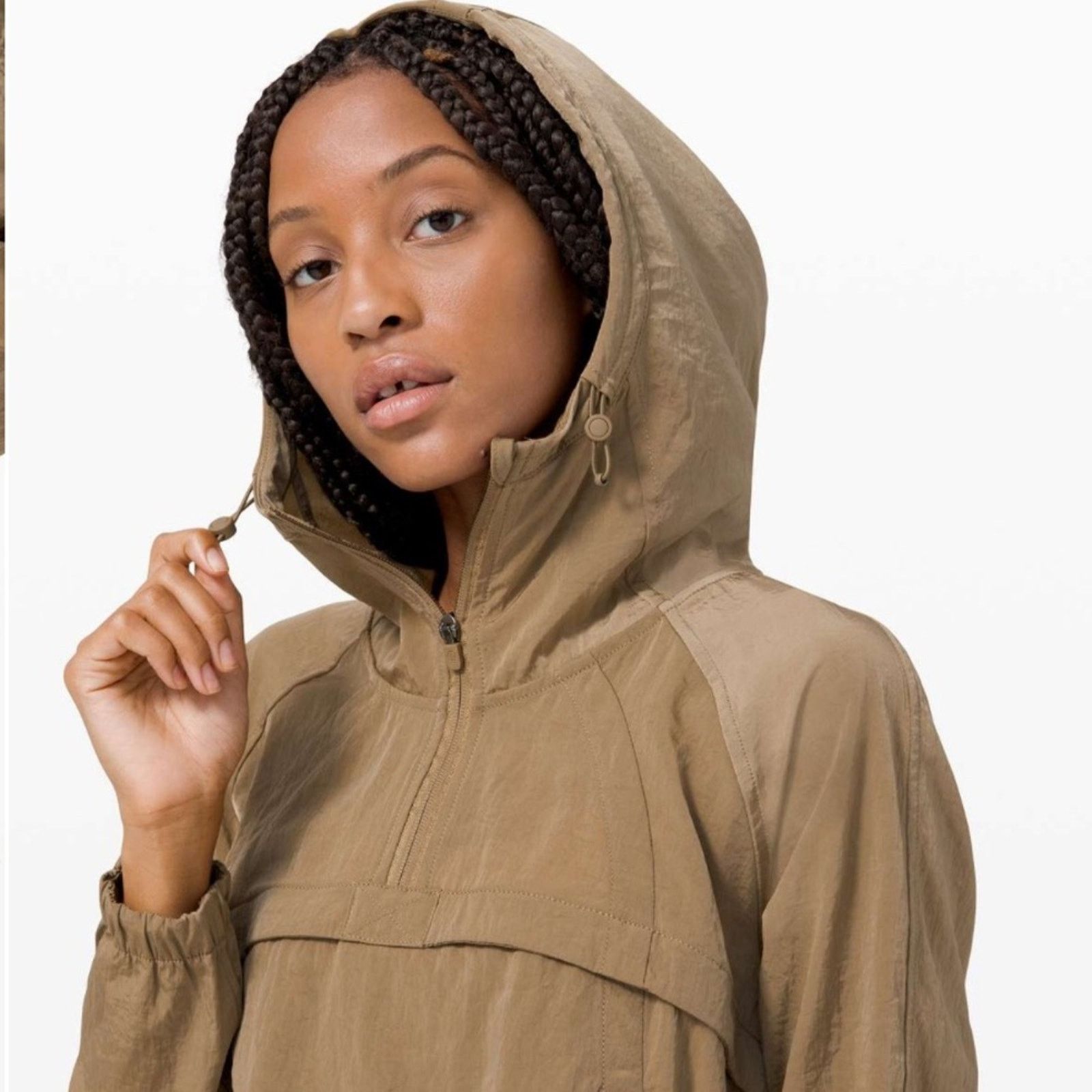 Lululemon Lululemon Seek Vistas 1/2 Zip Jacket – Frontier (Tan) Size L / US 10 / IT 46 - 5 Thumbnail