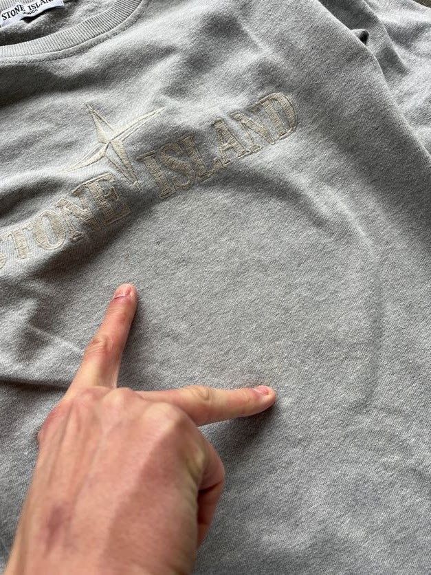 Stone Island Stone Island Junior grey longsleeve Size US S / EU 44-46 / 1 - 4 Thumbnail