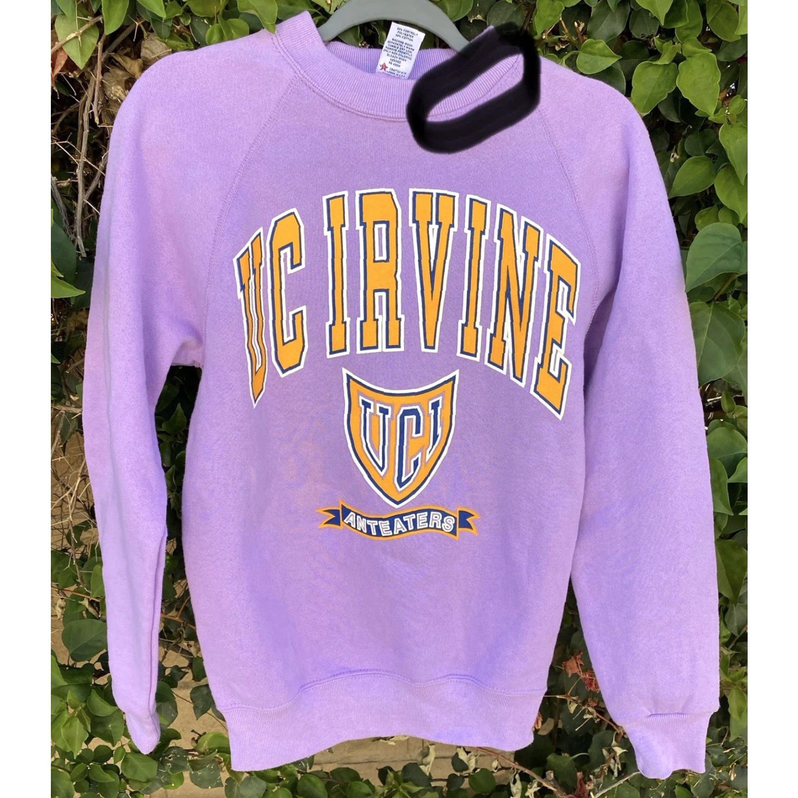 Soffe VINTAGE Soffe UC Irvine UCI Anteaters Raglan Sweatshirt Shirt Unisex Adults S Purple 34-36 University 90s Boys Girls Mens Womens Size US S / EU 44-46 / 1 - 4 Thumbnail