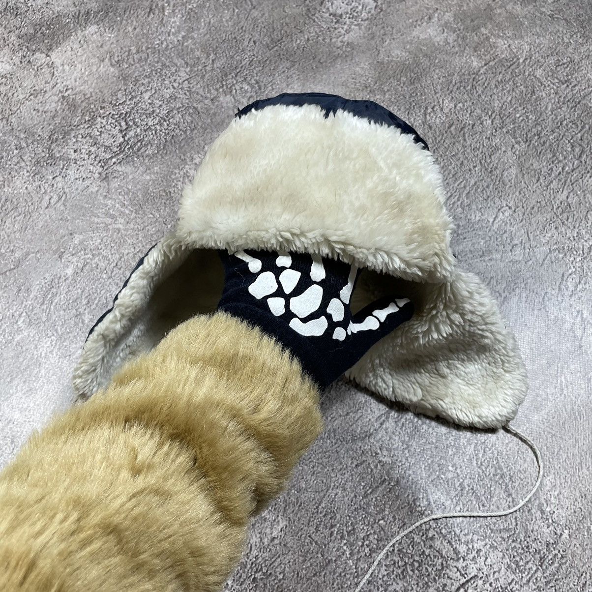 Vintage Vintage 90s Sherpa Lined Ushanka Beanie Grunge Alt Boxy OS Size ONE SIZE - 5 Thumbnail