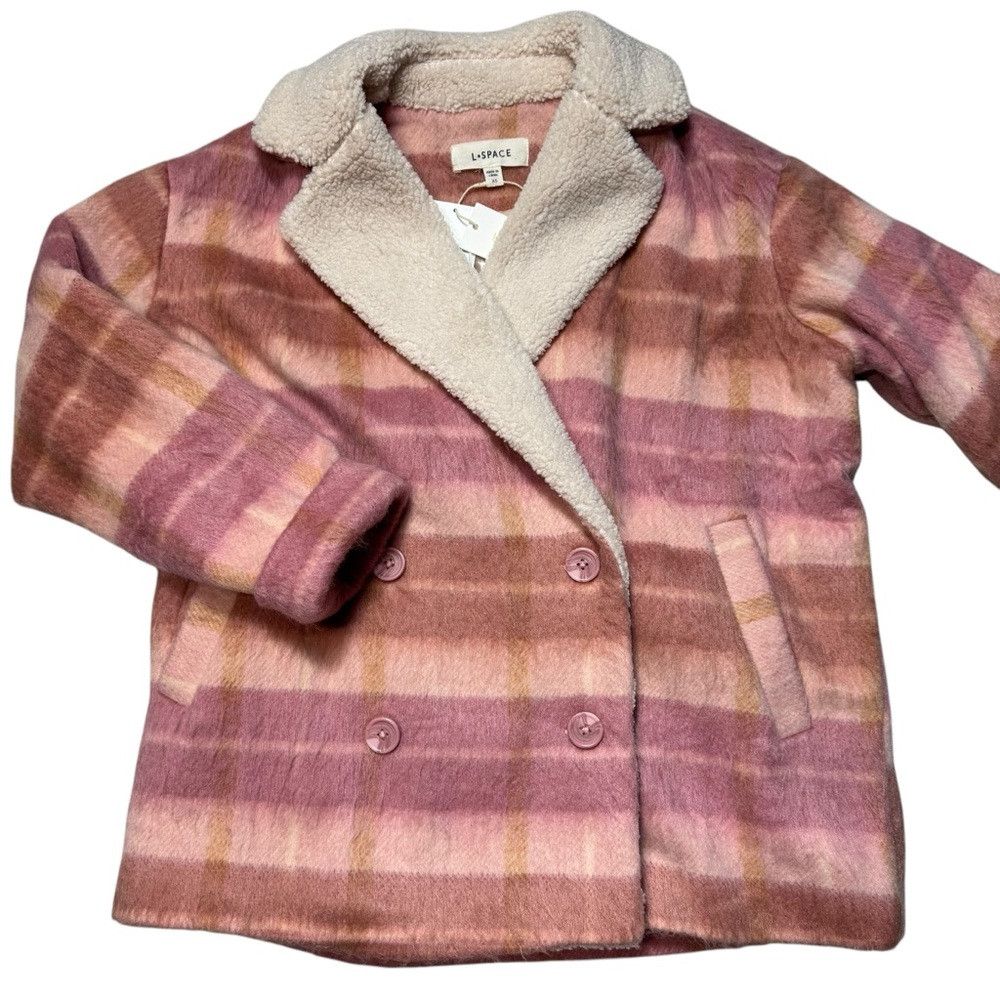 Other NWT New $264 L*space Plaid About You Wool Blend Jacket Size Size XS / US 0-2 / IT 36-38 - 6 Thumbnail