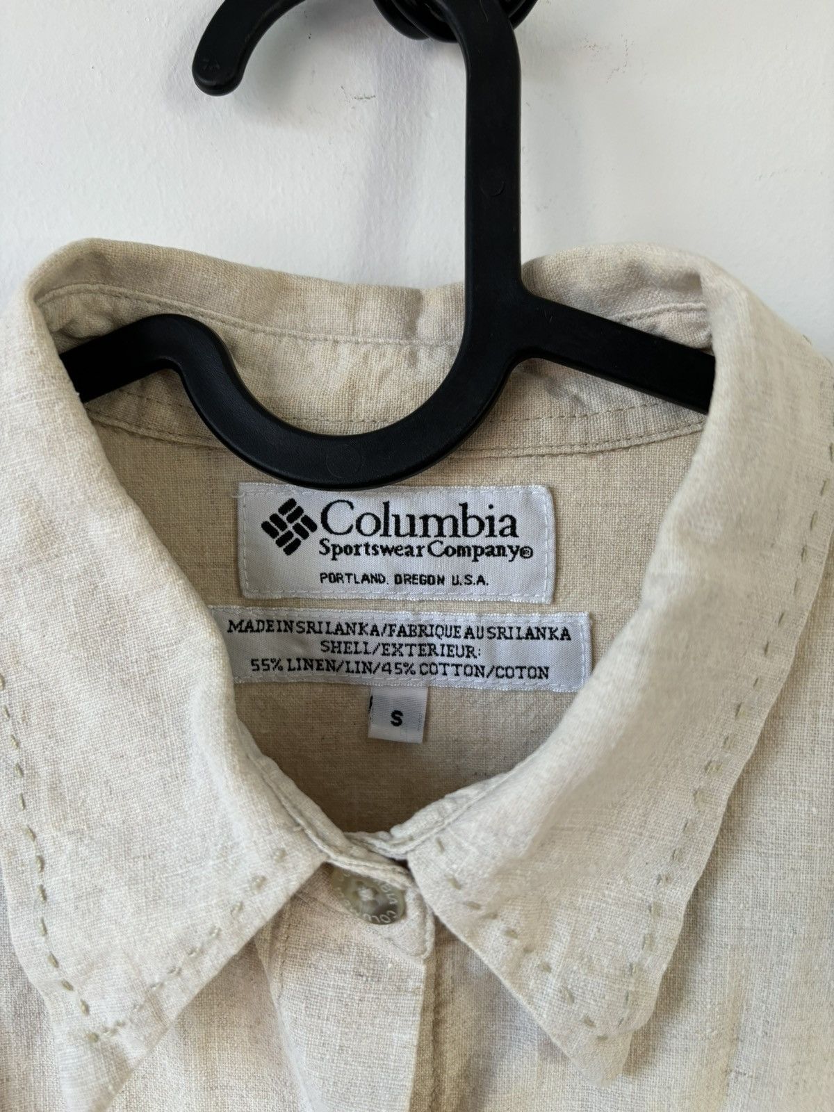 Columbia × Vintage Vintage Columbia Linen Shirt Size S / US 4 / IT 40 - 8 Thumbnail