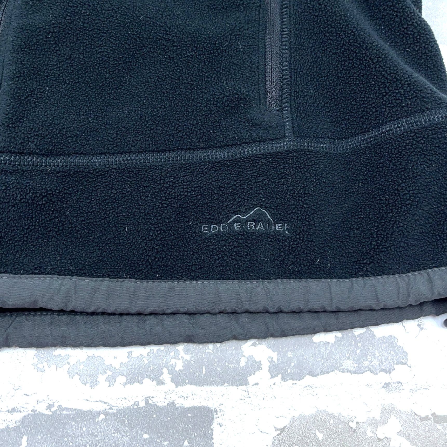 Eddie Bauer Eddie Bauer Vest Men XL Black Gray Fleece Zip Vest Layer Outdoor Hiking Size US XL / EU 56 / 4 - 3 Thumbnail