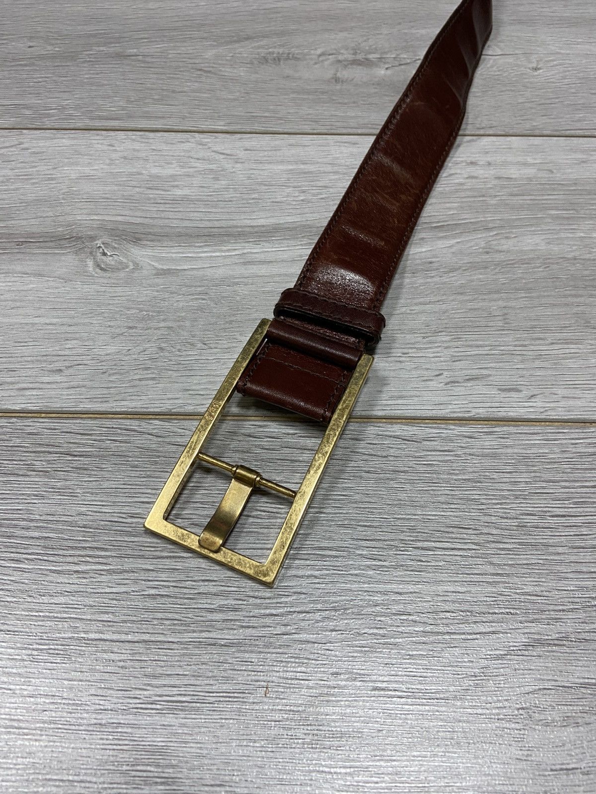 Dolce & Gabbana × Vintage Dolce&gabbana leather D&G vintage belt metal buckle Size ONE SIZE - 4 Thumbnail