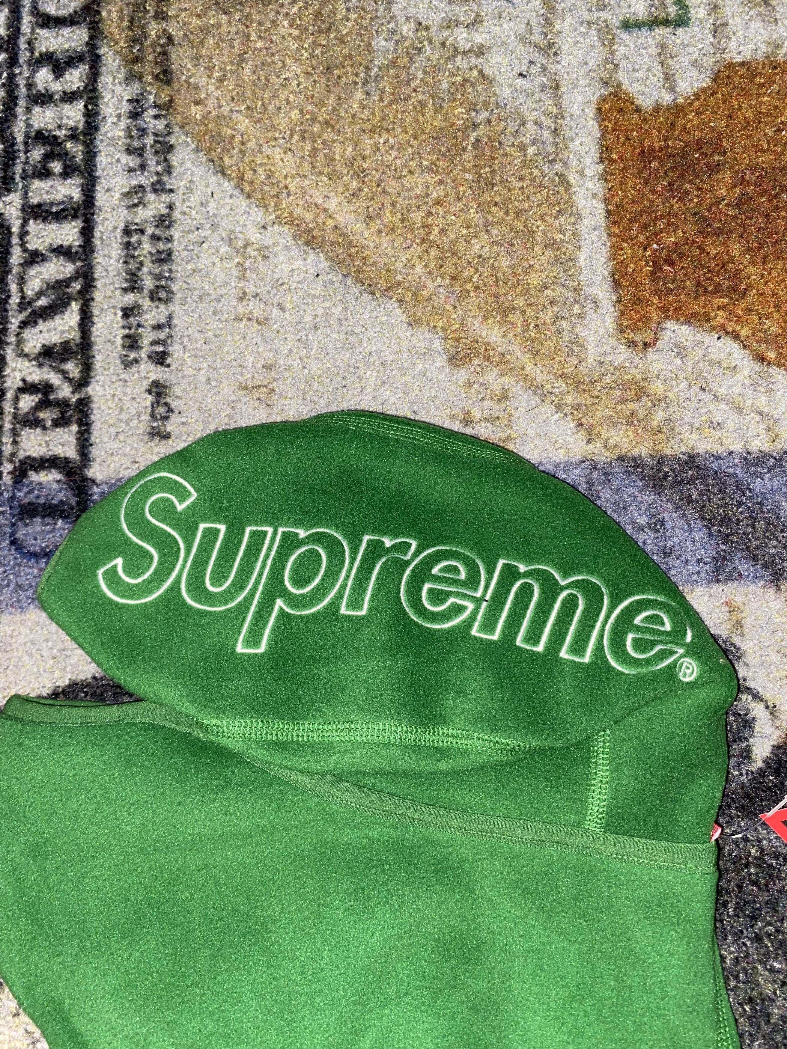 Polartec × Supreme Supreme Polartec Balaclava Green Size ONE SIZE - 2 Thumbnail