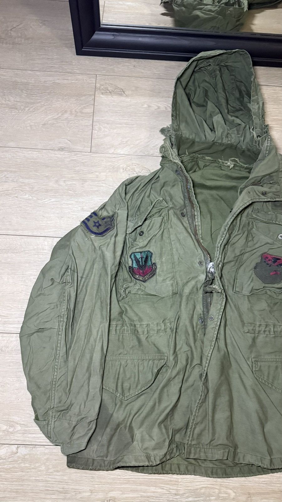 Other Vintage U.S. Air Force M-1965 Field Jacket With Patches Size US XL / EU 56 / 4 - 2 Thumbnail
