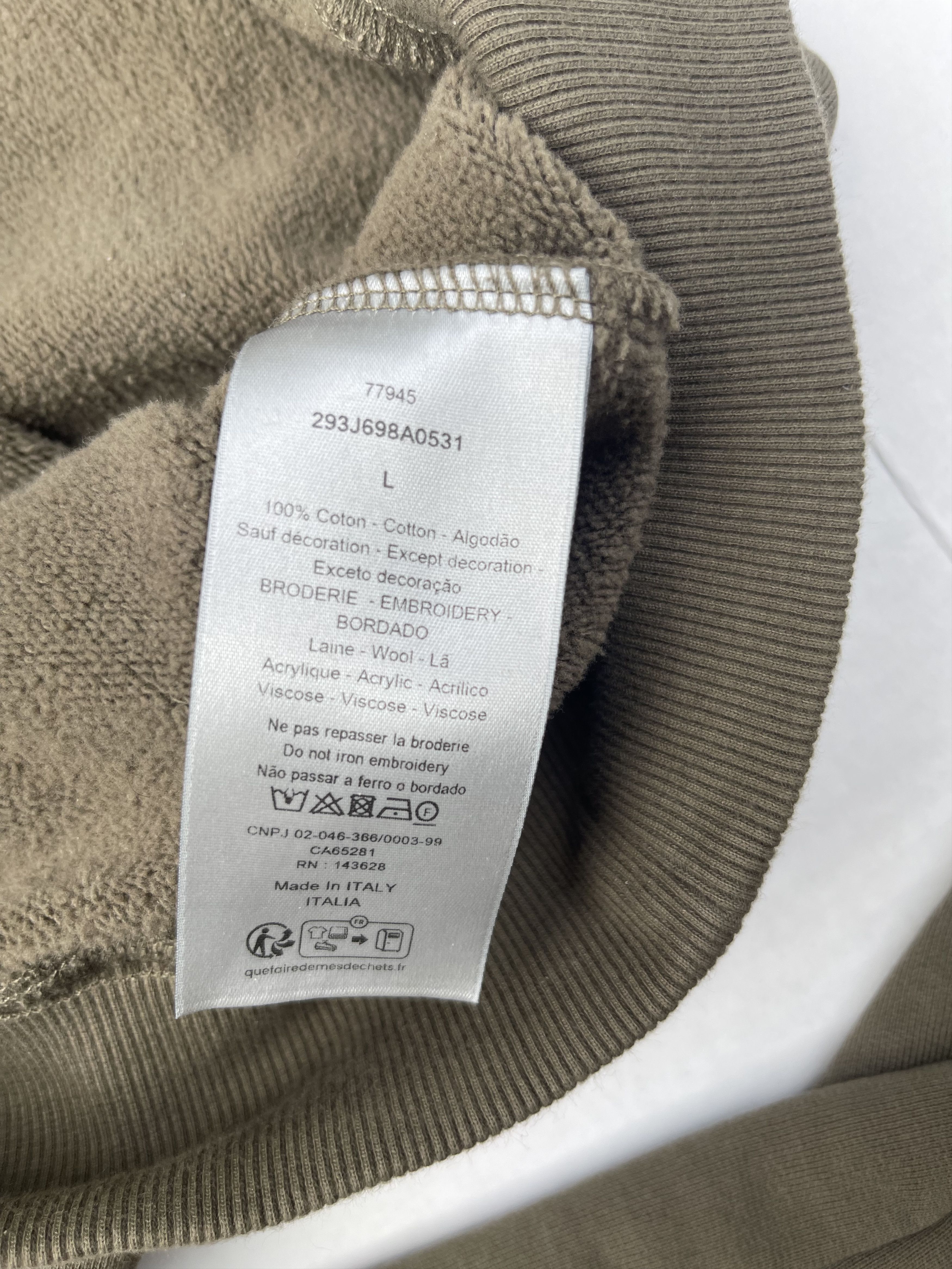 Christian Dior Monsieur Dior Homme Logo Embroidered Drawstring Hoodie Size US L / EU 52-54 / 3 - 7 Thumbnail