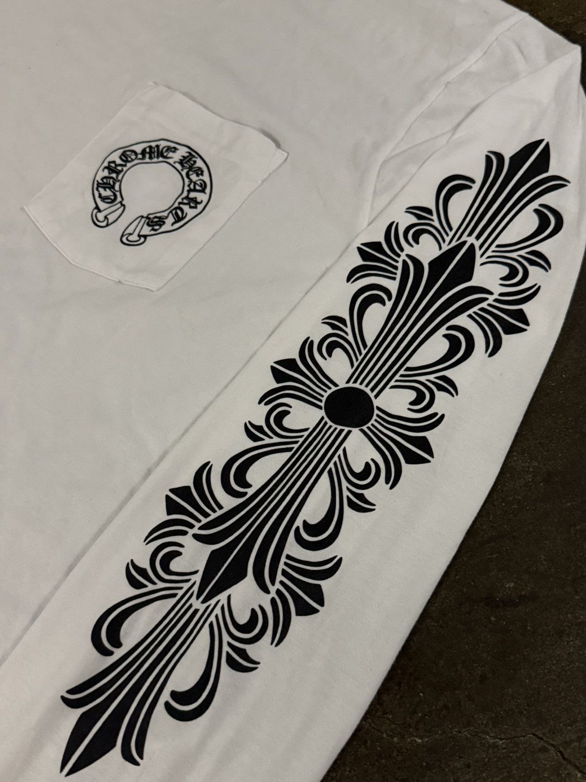 Chrome Hearts Chrome Hearts Horseshoe Floral Longsleeve Size US L / EU 52-54 / 3 - 4 Thumbnail