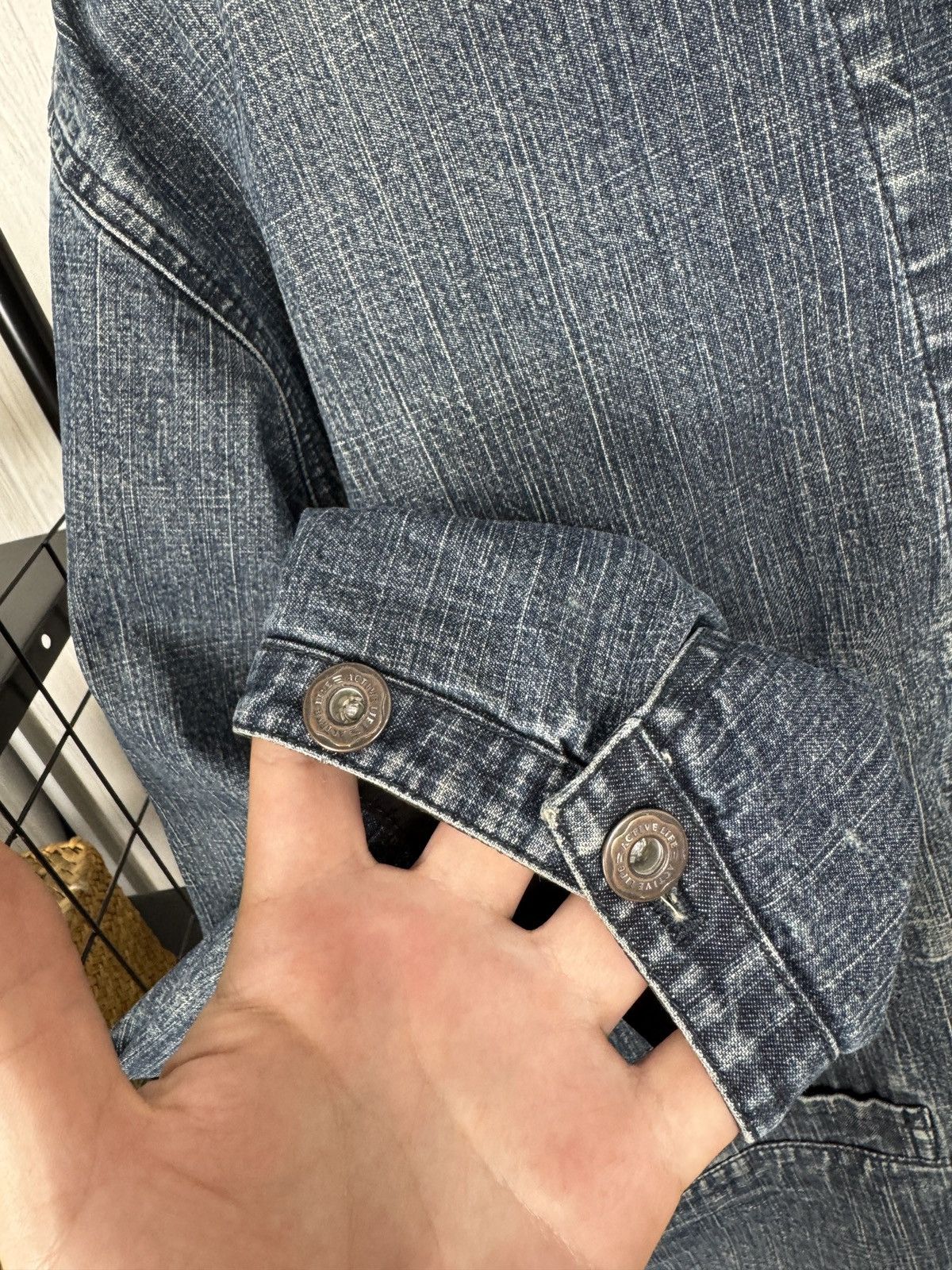 Japanese Brand VINTAGE CHORE DENIM WORK JACKET KANSAI JEANS CHECK LINING Size US M / EU 48-50 / 2 - 9 Thumbnail