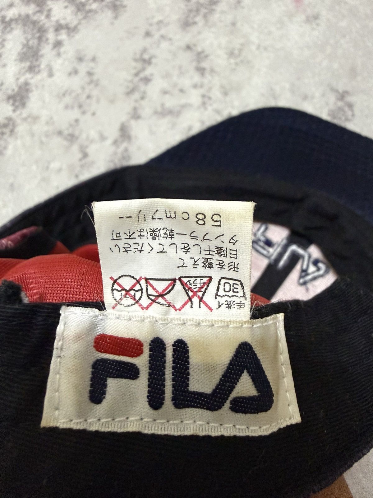 Fila Vintage Fila Two Tone Colour Adjustable Running Cap Size ONE SIZE - 9 Thumbnail