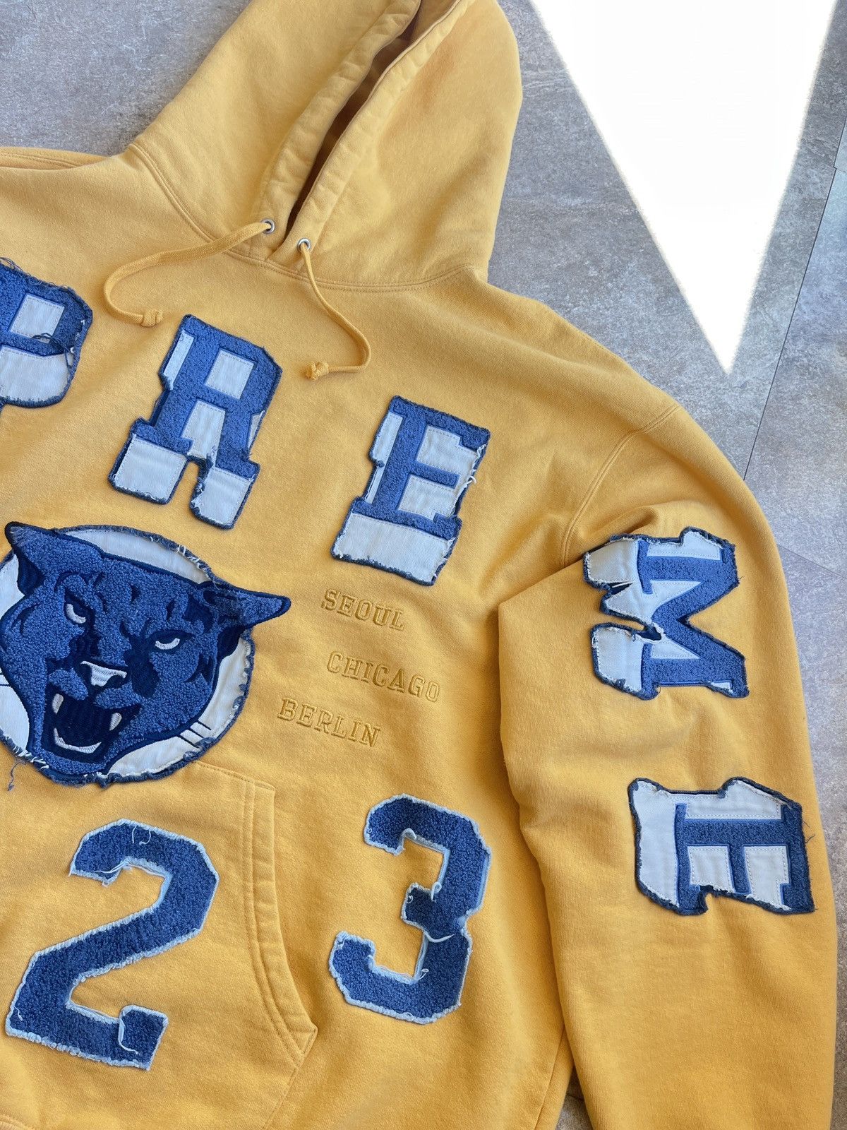 Supreme Supreme Washed Panther Hoodie FW 23 Size US L / EU 52-54 / 3 - 8 Thumbnail