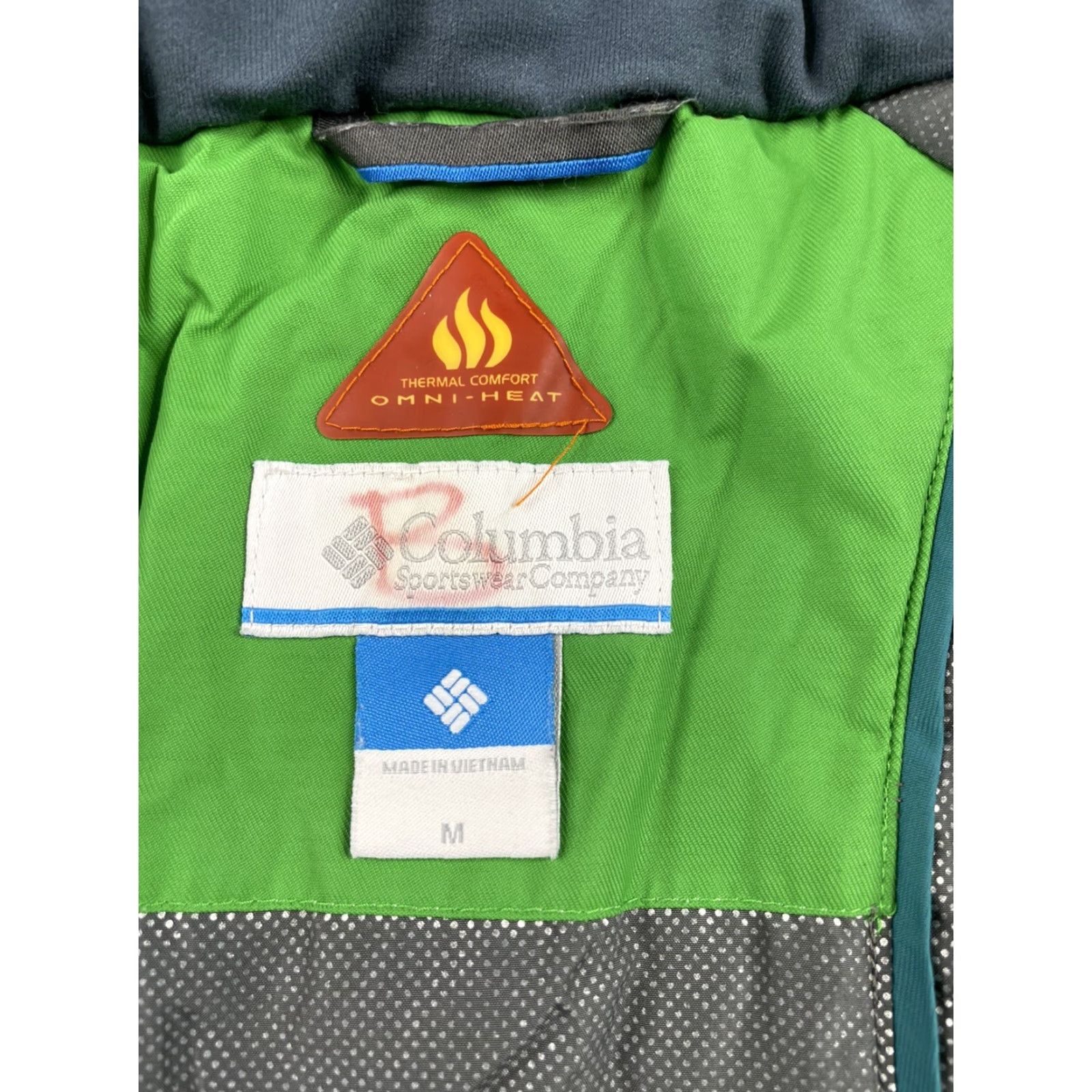 Colombo VINTAGE Columbia Women's Powderhouse Jacket SL4211 Omni Heat Emerald Size Medium Size M / US 6-8 / IT 42-44 - 4 Thumbnail