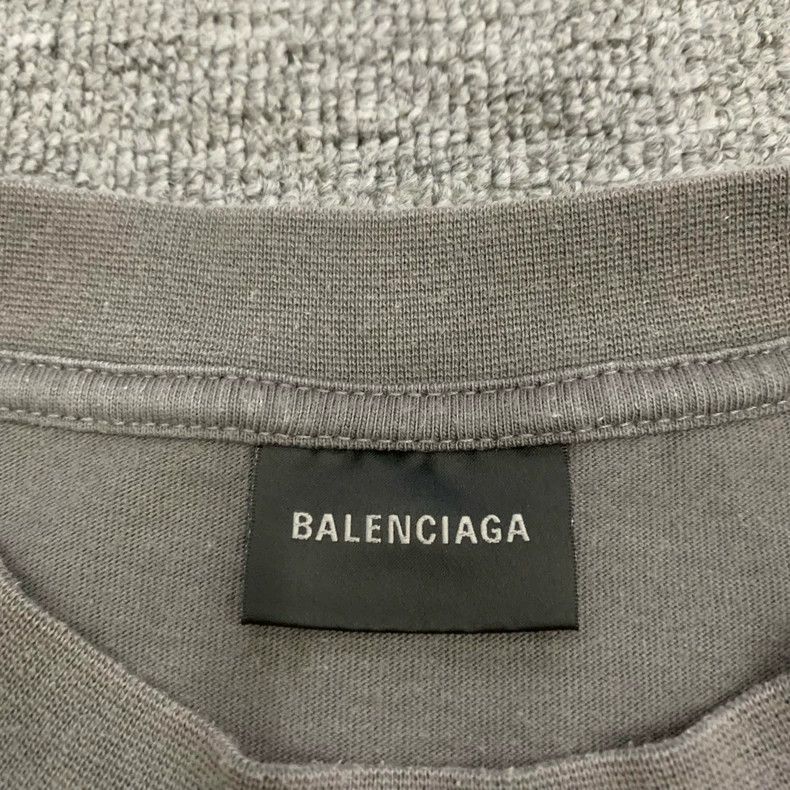 Balenciaga Balenciaga Grey wash damage done old coke short sleeves Size US S / EU 44-46 / 1 - 6 Thumbnail