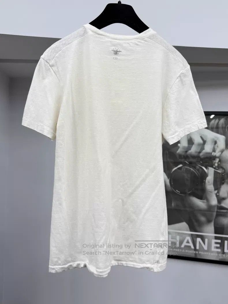 Dior Dior Beige letter print short-sleeved T-shirt Size XS / US 0-2 / IT 36-38 - 3 Thumbnail