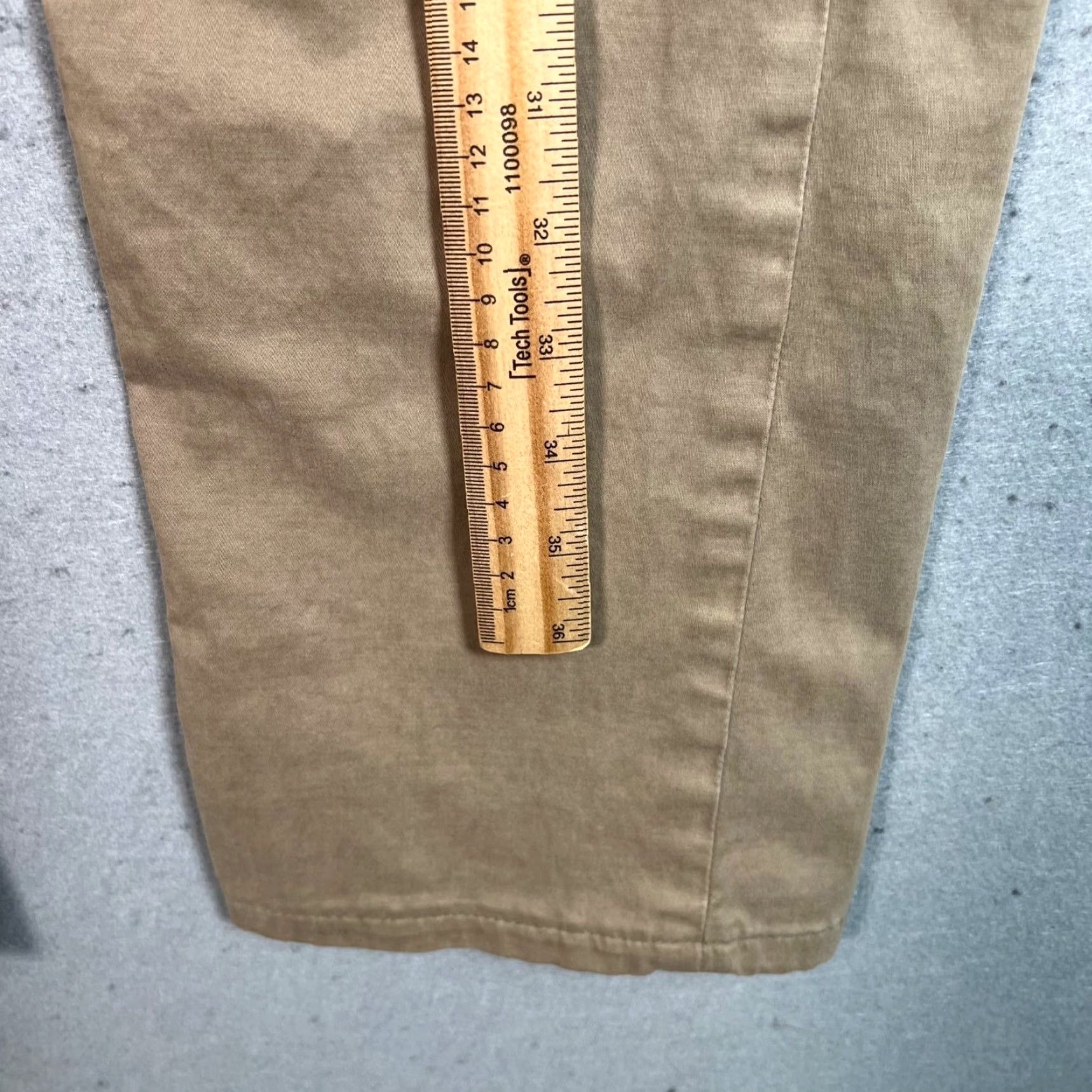 J Brand J Brand Mens 32 Beige Auburn Kane Slim Fit Pants Cotton Blend Chino Flat Front Tapered 31in Inseam Adult Mens Size 32 Color Beige Size US 32 / EU 48 - 7 Thumbnail