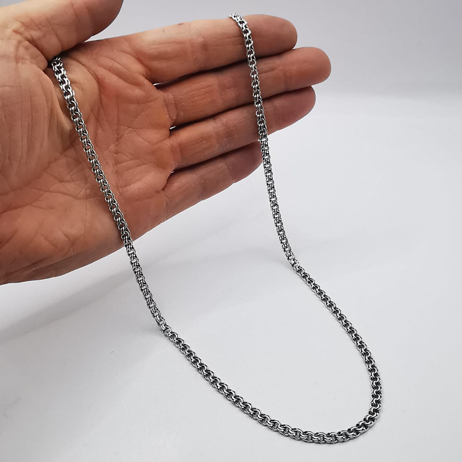 Sterling Silver × Vintage Vintage Jewelry Chain, 925 Sterling Silver, Signed 20,15g Size ONE SIZE - 4 Thumbnail