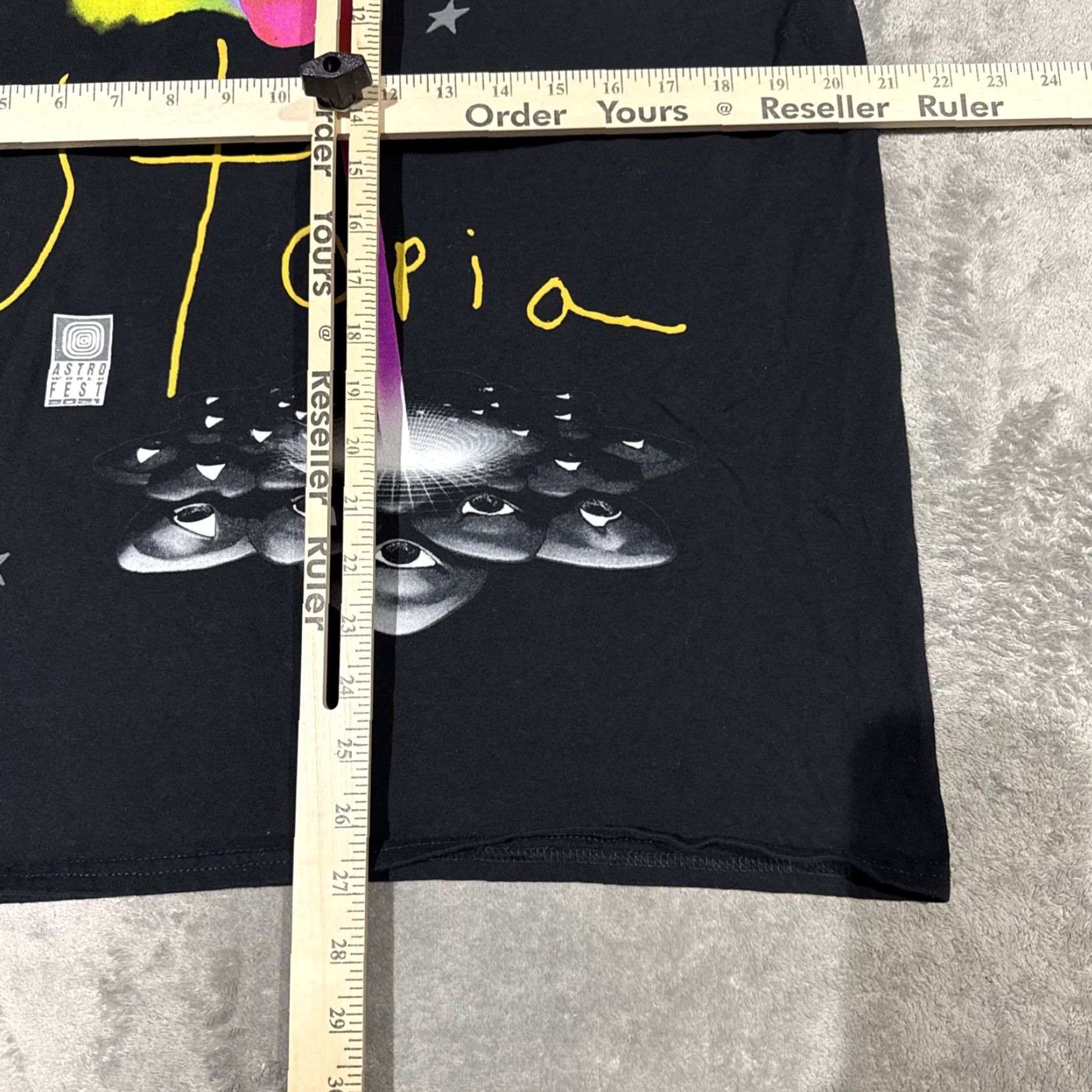 Other Astroworld T-Shirt Mens Medium Black See You On The Other Side Utopia Graphic Shirt Size US M / EU 48-50 / 2 - 7 Thumbnail