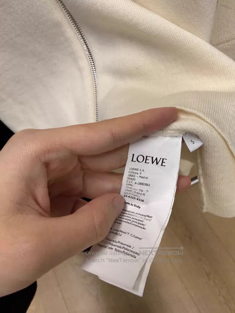 Loewe Loewe Big Logo Embroidered Zipper Jacket Size S / US 4 / IT 40 - 4 Thumbnail