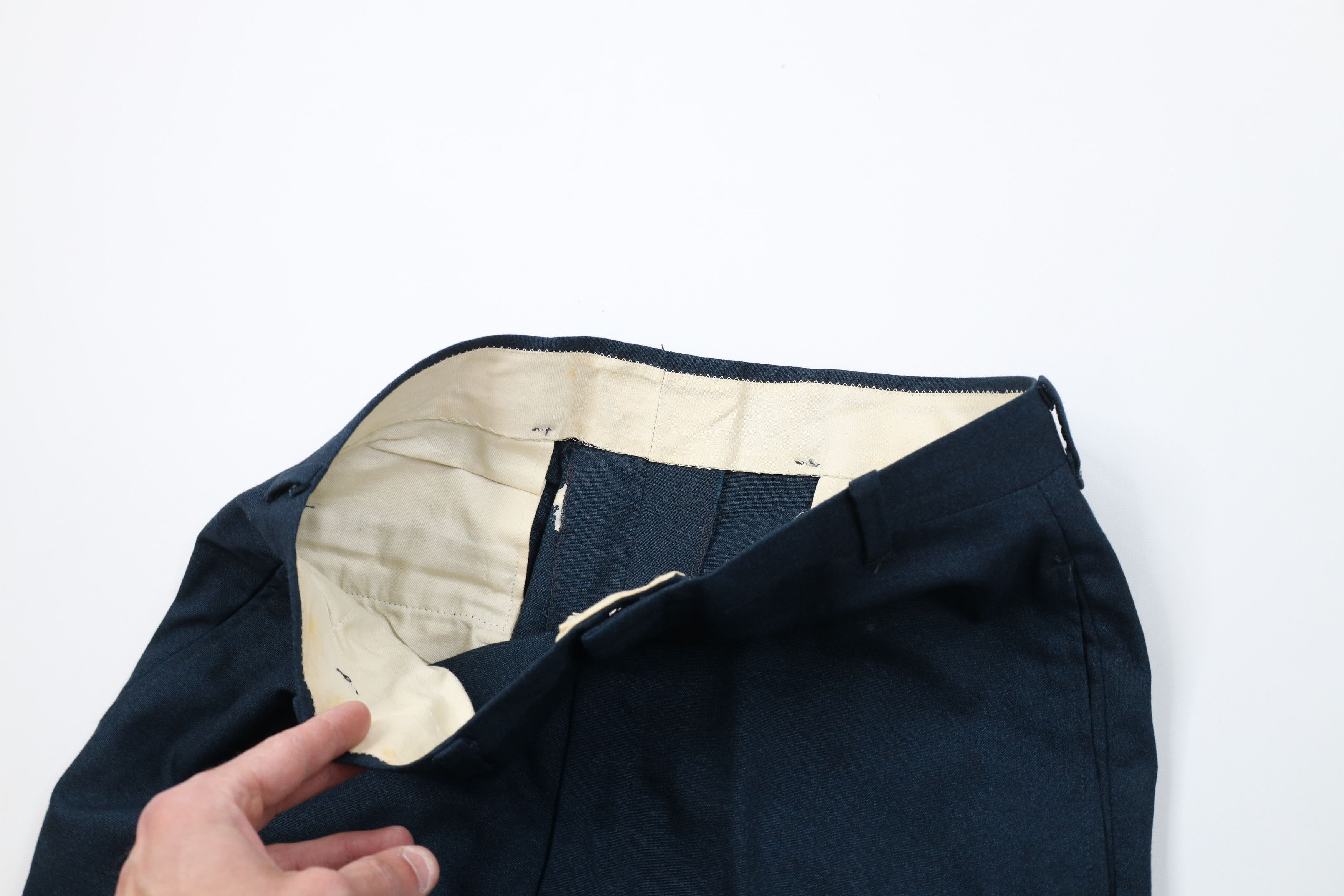 Vintage Vintage 50s Streetwear Regency Wool Knit Chino Pants USA Size US 32 / EU 48 - 8 Thumbnail