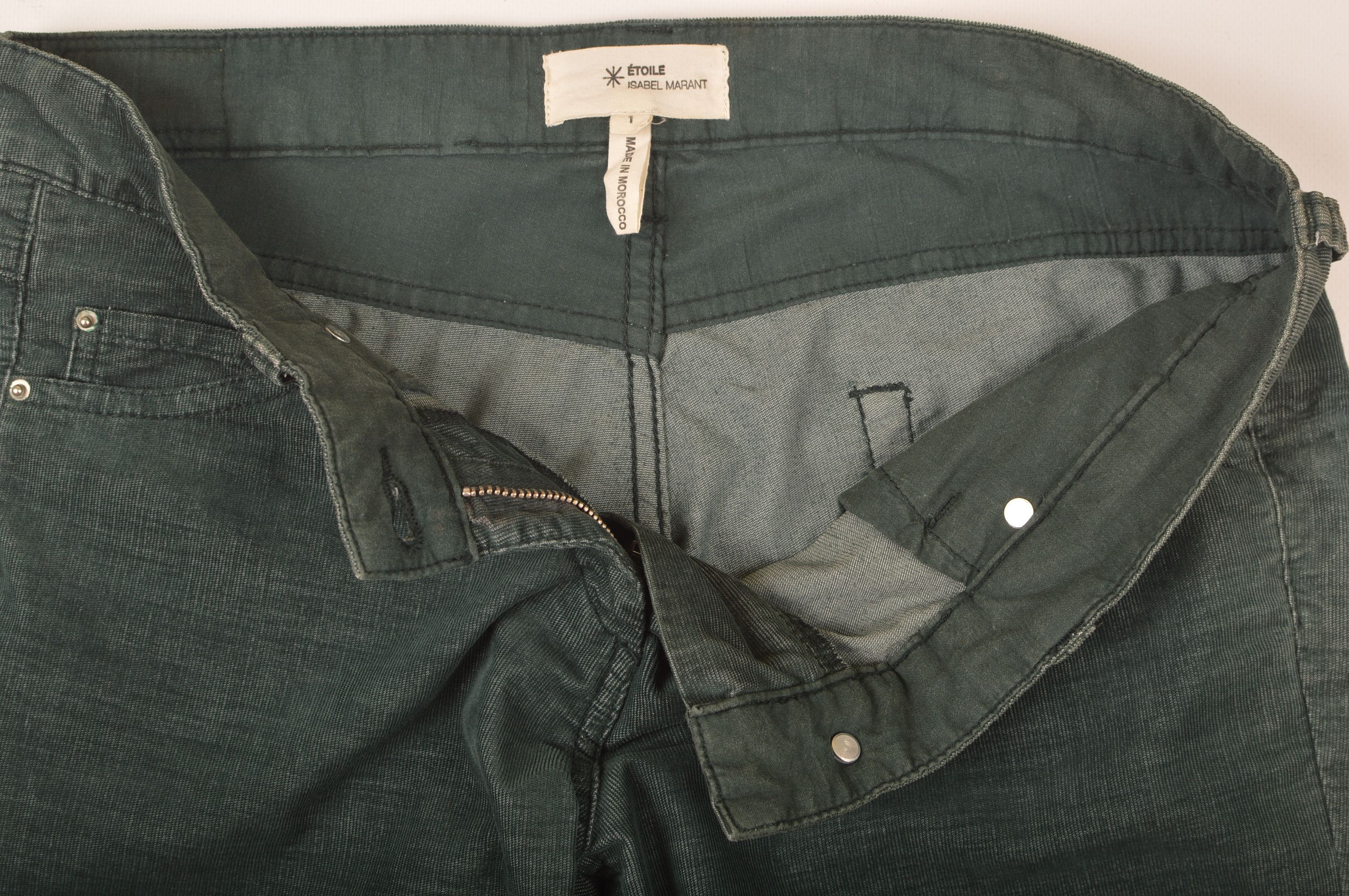 Isabel Marant × Isabel Marant Etoile Etoile Isabel Marant Cotton Blend Low-Rise Pants Size 25" / US 0 / IT 36 - 3 Thumbnail