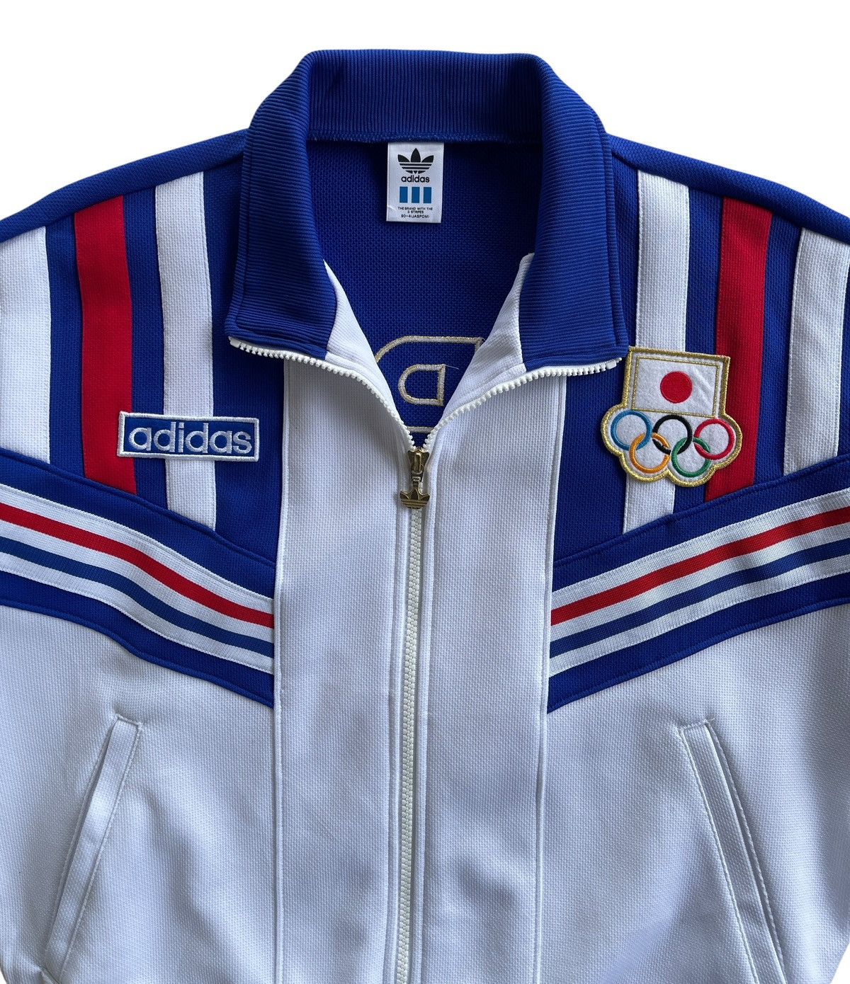 Vintage RARE 80s Adidas Descente Olympic Japan Tracktop Jacket Size US M / EU 48-50 / 2 - 7 Thumbnail