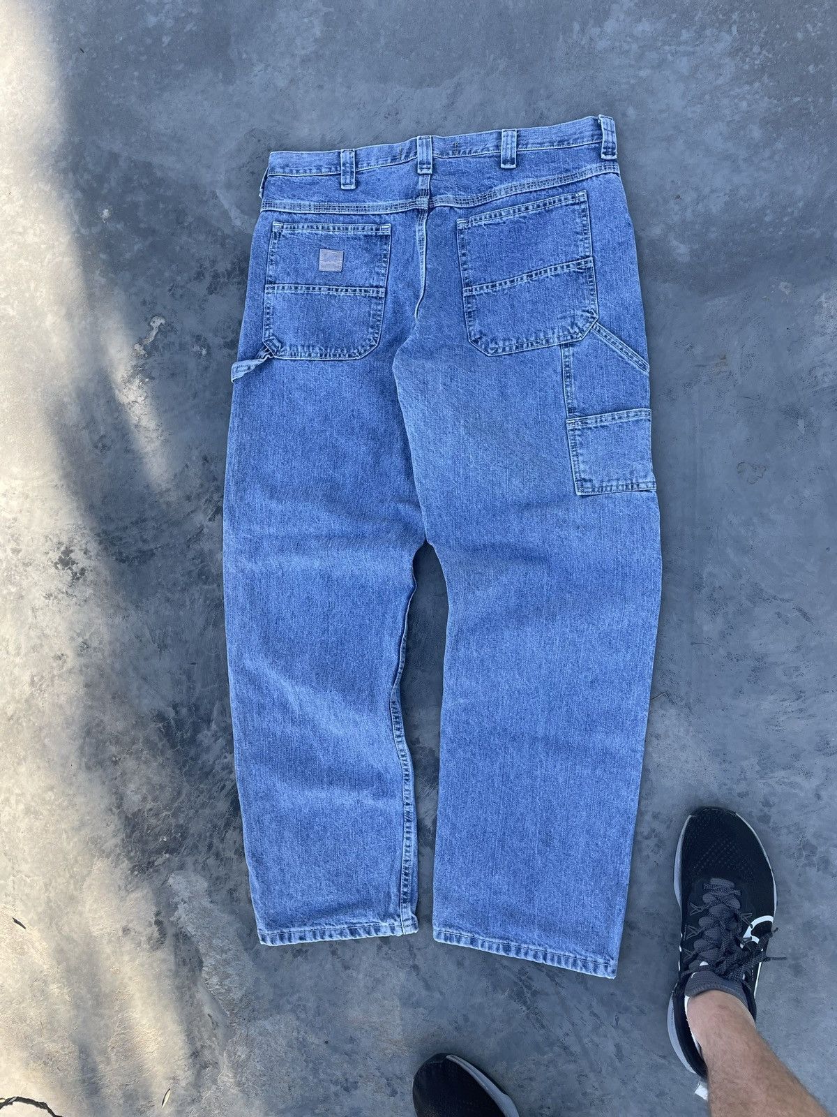 Lee Vintage Carhartt Style Lee Carpenter Jeans Skater Workwear Size US 34 / EU 50 - 4 Thumbnail